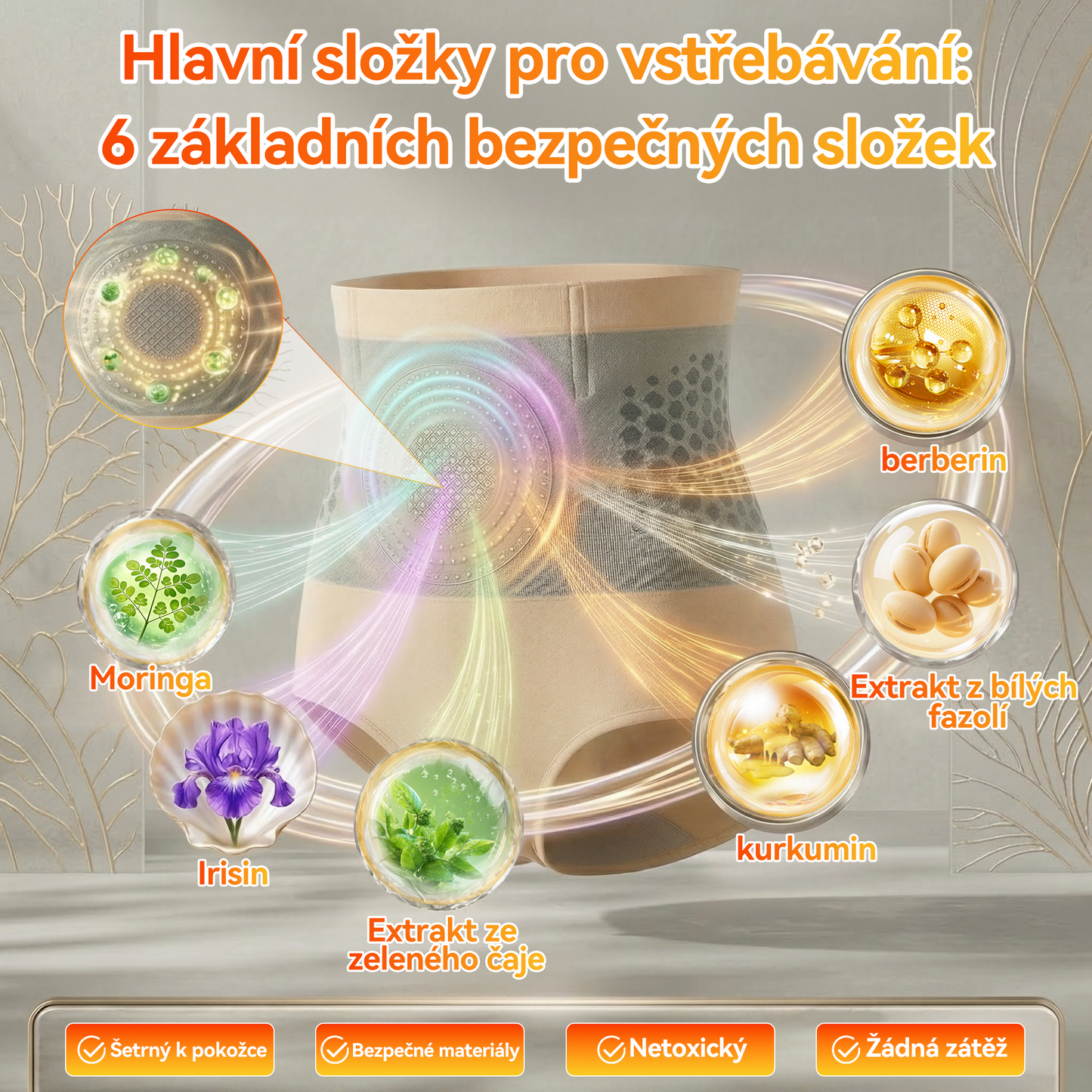 🏆Oficiální značkový obchod 👙 PAURAJU® 2026 4v1 tvarující a spalující tuk šortky s mikročásticemi z moringy a berberinu🌹