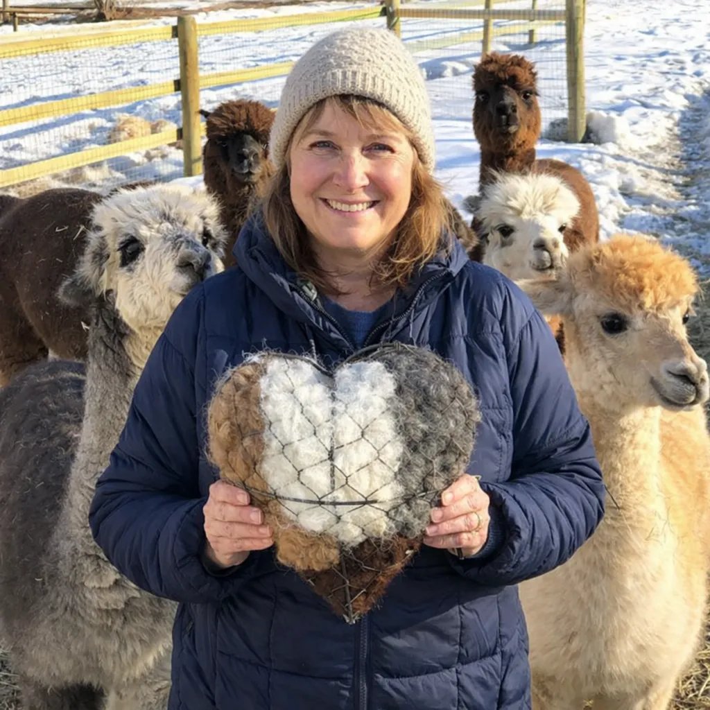 💗Easter Sale Up To 60% Off💗Handmade Alpaca Fiber Bird Nesting Heart for Birds🕊️🔴