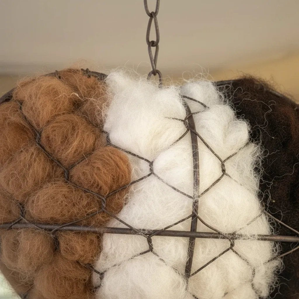 💗Easter Sale Up To 60% Off💗Handmade Alpaca Fiber Bird Nesting Heart for Birds🕊️🔴